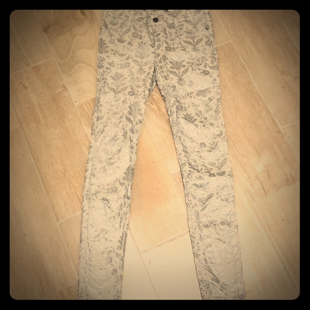 Foiled Velvet Abercrombie Pants